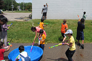 CSI Last Day of School Party water games