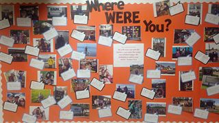 Fort McMurray Christian School “Where Were You?” board