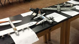 Rehoboth Middle School WWII plane models