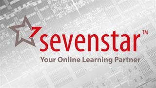 Sevenstar logo on computer background