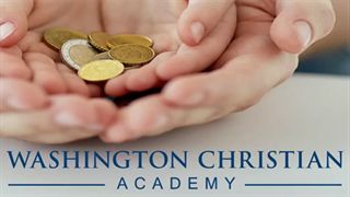 Washington Christian Academy "Affording a Christian Education" graphic